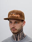 Бейсболка HOOD арт. 103-SWC003-CA047-ST Jack Murphy Cord (коричневый / красный)